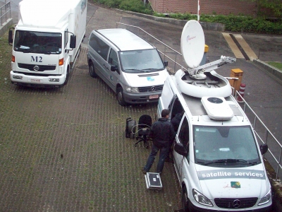 Satellite Uplink at the ZOL Hospital in Genk (Belgium) Satellite Uplink at the ZOL Hospital in Genk (Belgium)