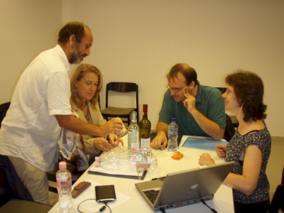 Hungarian teachers working on their video production
