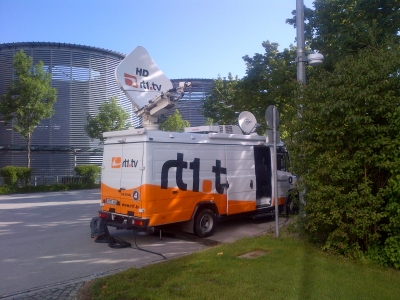 DSNG Receive Unit at the ICM in Munich DSNG Receive Unit at the ICM in Munich