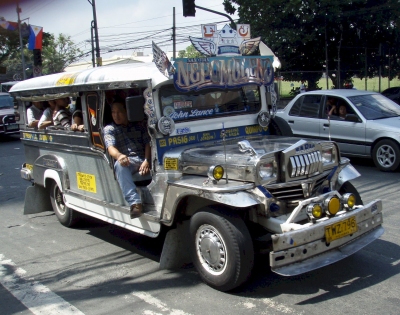 A Jeepney in the streets of Manila A Jeepney in the streets of Manila