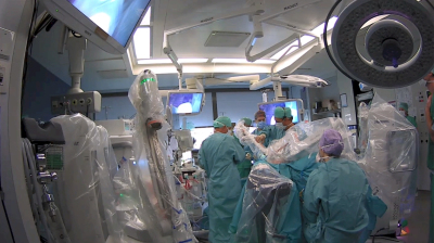 Live Robotic Surgery Transmission