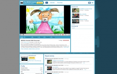 The MEDEA YouTube Channel Screenshot of the MEDEA YouTube Channel