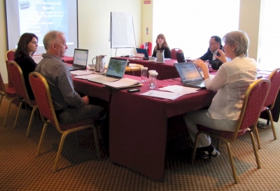 The MEDEA2020 project team during the Waterford meeting The MEDEA2020 project team during the Waterford meeting