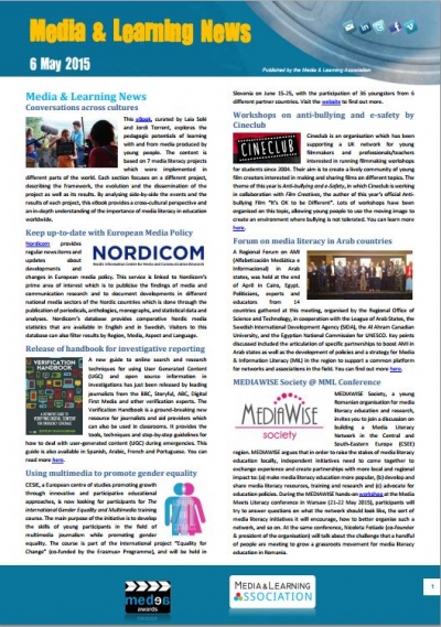 Media & Learning News May 2015