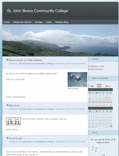 Screenshot from St John Bosco Community School in Clare, one of the SoRuraLL pilot schools Screenshot from St John Bosco Community School in Clare, one of the SoRuraLL pilot schools