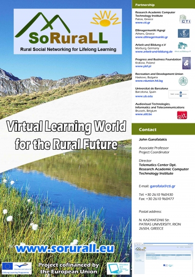 Poster for the SoRuraLL project