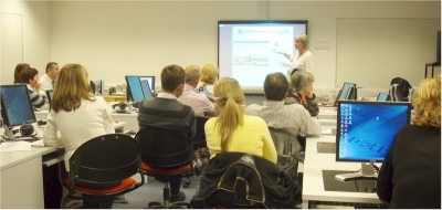 Teachers taking part in workshop in Clare