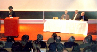 Dr. Bottino addresses the Kaleidoscope Awards Ceremony