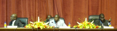 Prof. Jophus Anamuah-Mensah, University of Education, Winneba, Ghana; Vice President Alhaji Aliu Mahama, Ghana; Hon. Prof. Dominic K. Fobih, Minister for Education, Science and Sports, Ghana Prof. Jophus Anamuah-Mensah, University of Education, Winneba, Ghana; Vice President Alhaji Aliu Mahama, Ghana; Hon. Prof. Dominic K. Fobih, Minister for Education, Science and Sports, Ghana