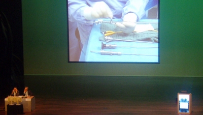 The Auditorium at RAI Amsterdam during the ESHRE Live demos. The Auditorium at RAI Amsterdam during the ESHRE Live demos.
