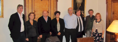 The MEDEA Association founders: M. Vanbuel (ATiT), D. Diotti (CSP), G. Casanova (Aunege), E. Panto (CSP), E. Luyten (K.U.Leuven), B. Mullarkey (IADT), G. Roberti de Winghe (Notary), E. Koitla (IETF)