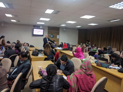 Workshop in Pakistan led by Mathy Vanbuel