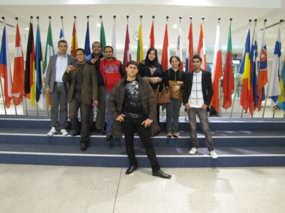 part of the group who visited the European Parliament this week part of the group who visited the European Parliament this week