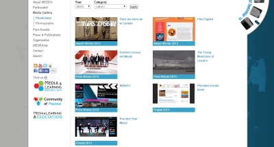 Showcase page on the MEDEA awards site