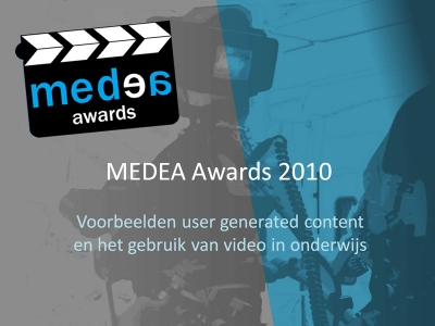 Screenshot of Presentation MEDEA Showcases for WEBstroom meeting