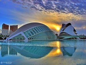 The magnificant City of Arts and Sciences in Valencia, photo courtesy EDEN