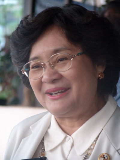 Minister of Women Empowerment of the Republic of Indonesia, Prof. Dr. Meutia Hatta Swasono
