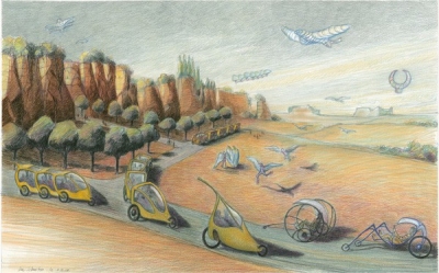 Et si nos villes avaient des ailes? image by Luc Schuiten Et si nos villes avaient des ailes? image by Luc Schuiten