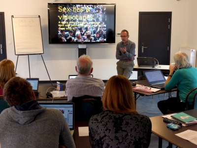 Rik Otten speaking at the workshop Rik Otten speaking at the workshop