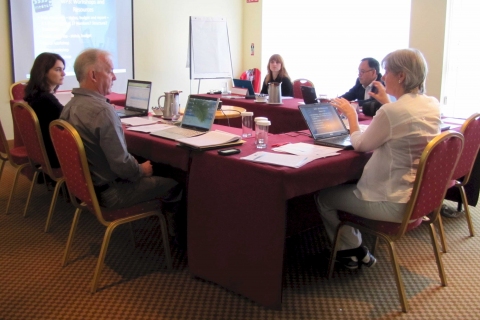 The MEDEA2020 project team during the Waterford meeting