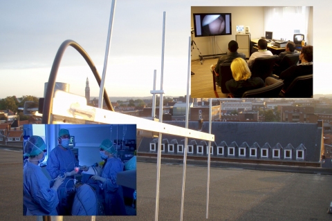 Videotransmission between H Hart Hospital and EAGS