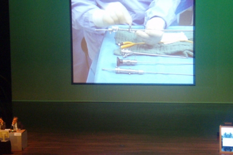 The Auditorium at RAI Amsterdam during the ESHRE Live demos. The Auditorium at RAI Amsterdam during the ESHRE Live demos.