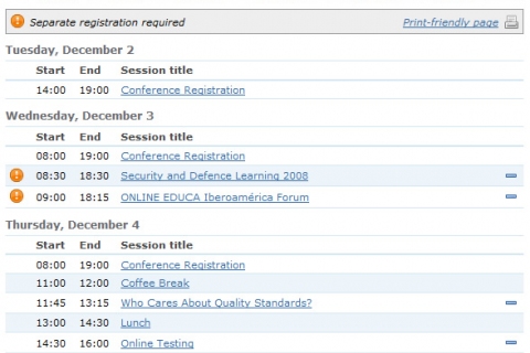 online educa berlin atit audiovisual technologies informatics agenda planner online